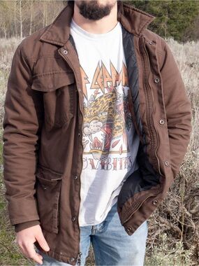 Men's Brown Wrangler Work Coat